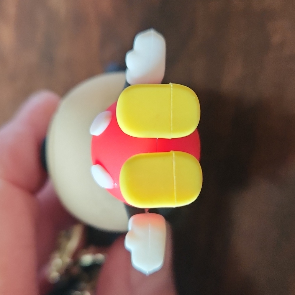 Mickey Mouse Bag Charm Keychain Wristlet - Picture 8 of 9